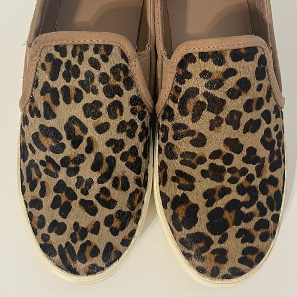 UGG Jass Platform Sneakers Leopard Cheetah Print Slip On Shoes Women's Size 7 - Picture 7 of 15